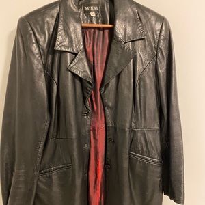 Vintage leather jacket from 90s